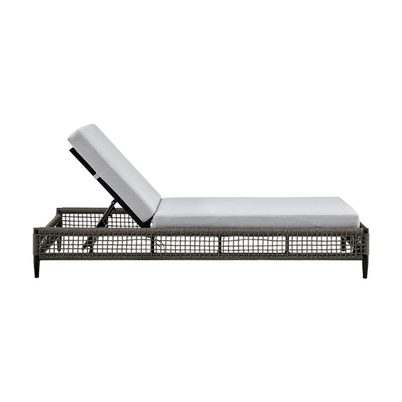Joss & Main Scotia Outdoor Patio Adjustable Chaise Lounge Chair In ...